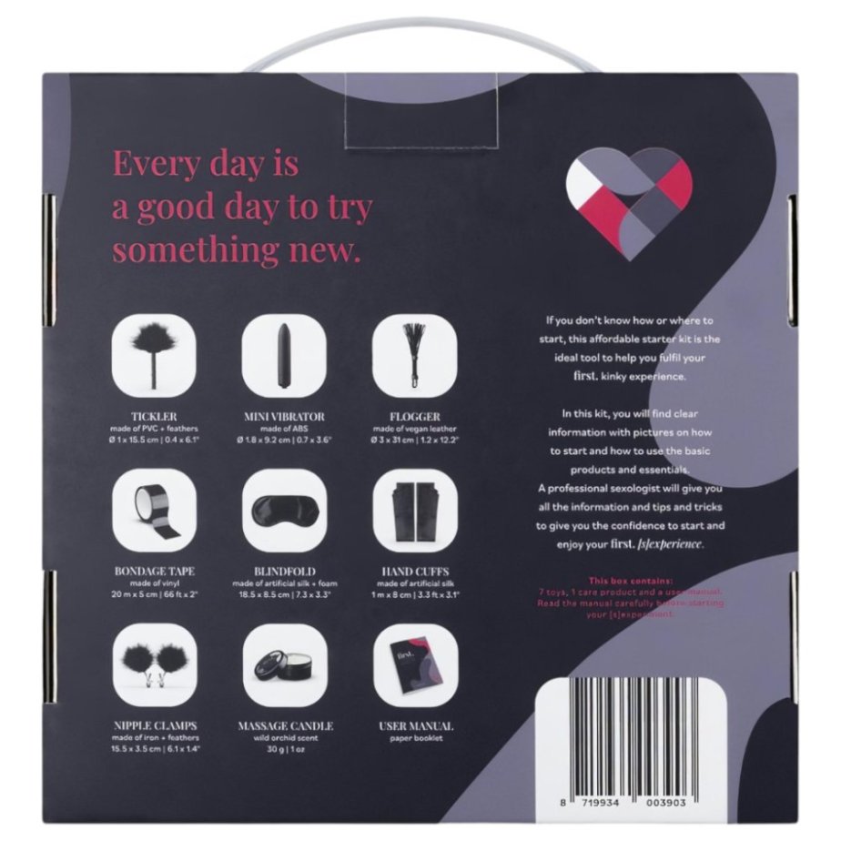 FIRST. BEGINNER BDSM KIT (8 KUSŮ)