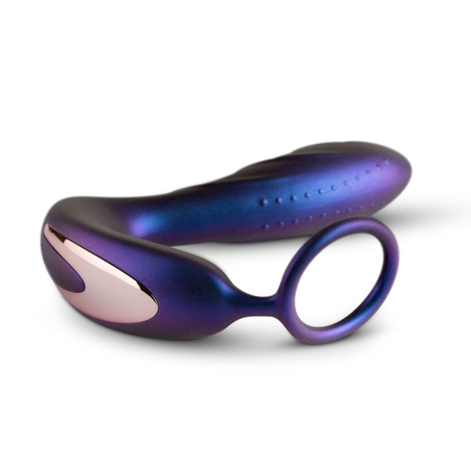 Vibrátor Hueman - Black Hole Anal Vibrator With Cockring