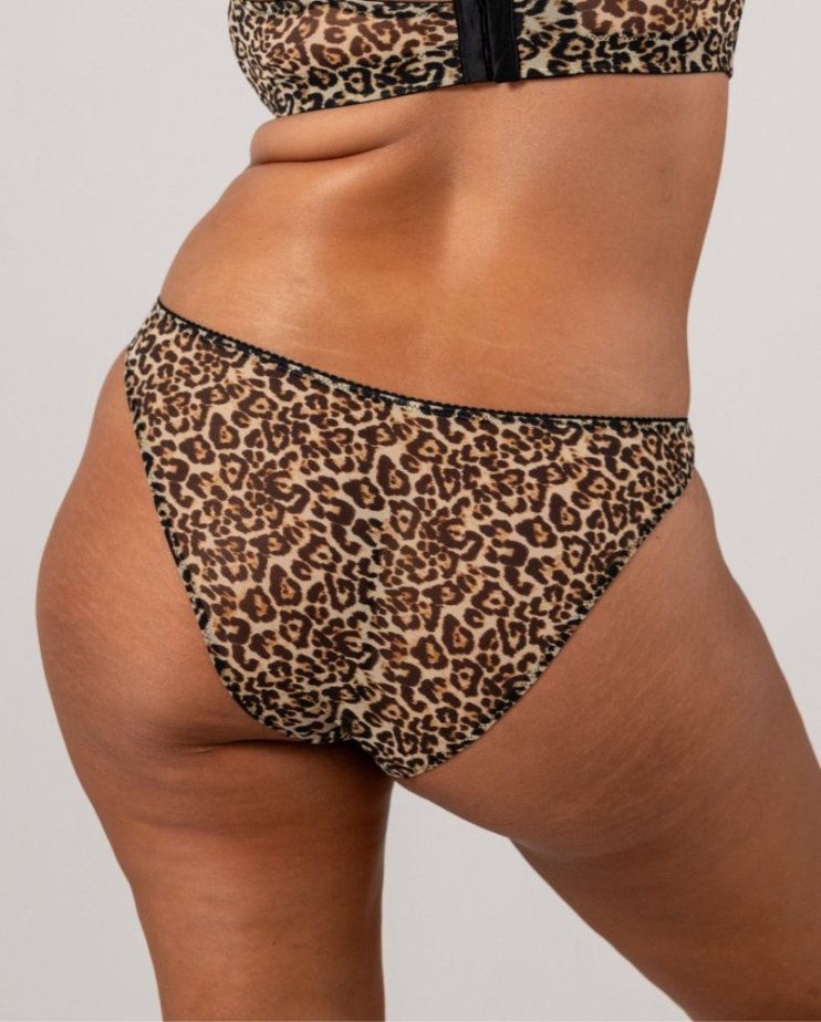 Mesh Bikini Briefs Understatement – Leopard