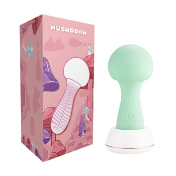 OTOUCH Mushroom Silicone Wand Vibrator – Teal