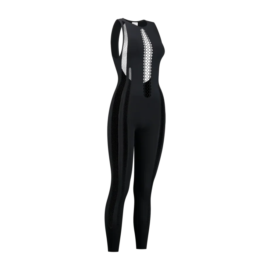 VAINVER Abiline catsuit s otevřenými zády a cut-outy