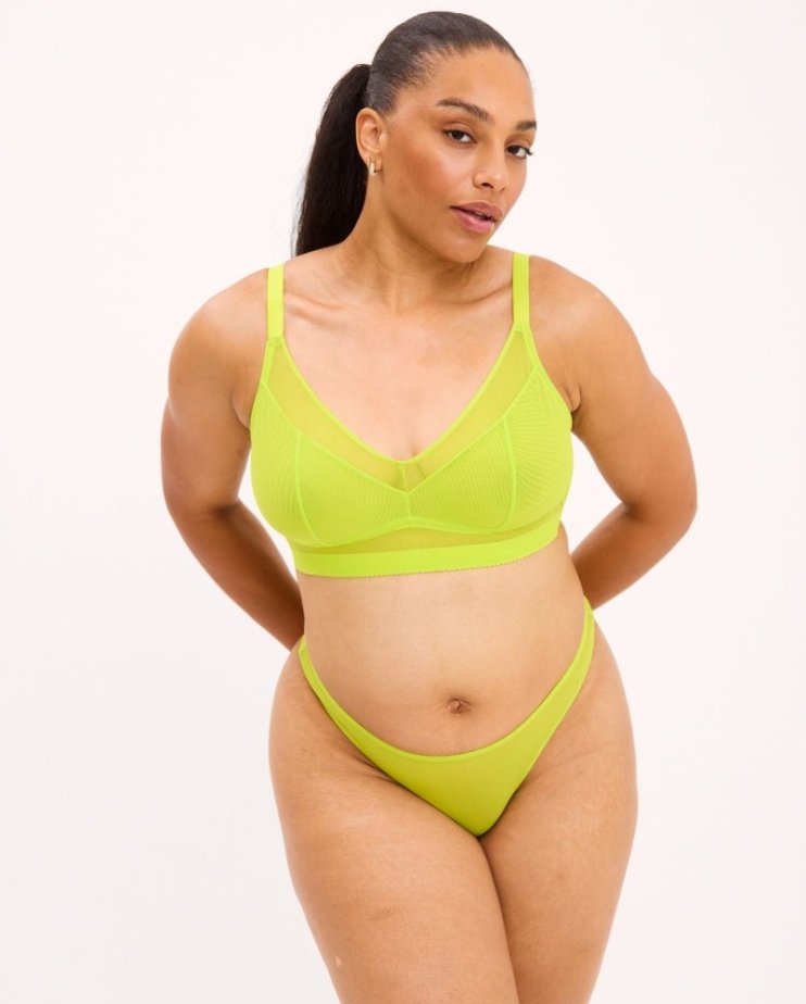 Mesh Thong Zesty Lime