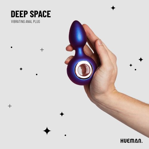 Anální kolík vibrační Hueman - Deep Space Vibrating Anal Plug