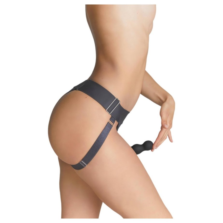 STRAP-ON COMPATIBLE UNDERWEAR - XS-XXL (GREY)