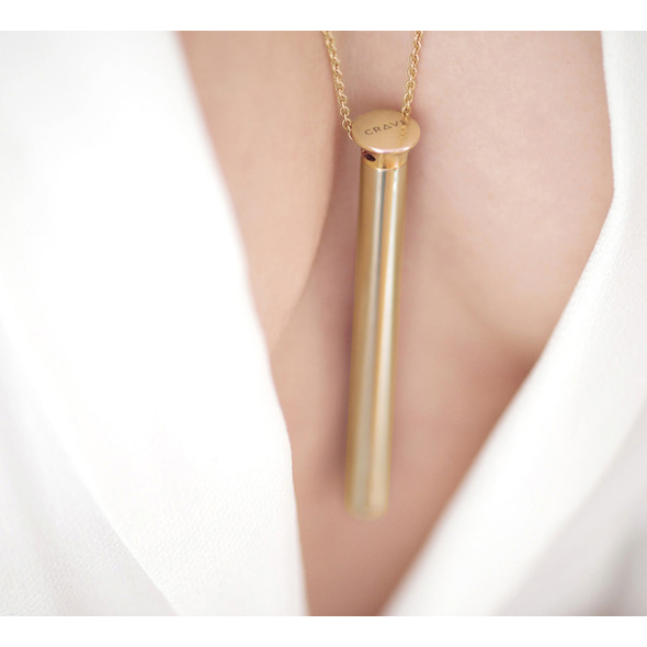 CRAVE- Vesper vibrator necklace - Vesper: Zlatý