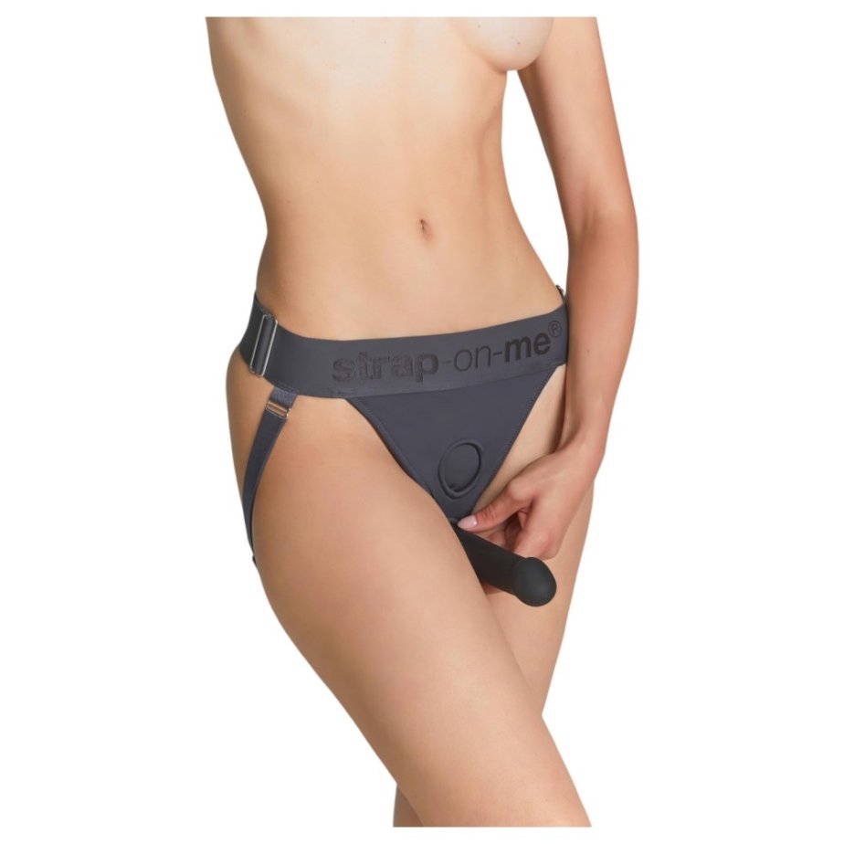 STRAP-ON COMPATIBLE UNDERWEAR - XS-XXL (GREY)