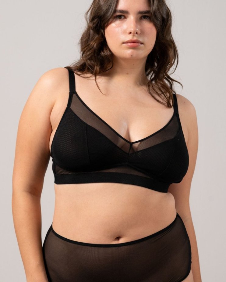 Mesh Support+ Bra Understatement – Black