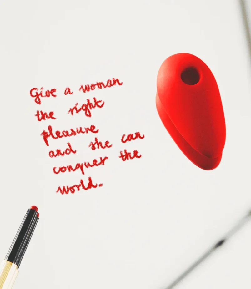 Puissante Mini Coco- sací vibrátor - Barva: Red Seduction