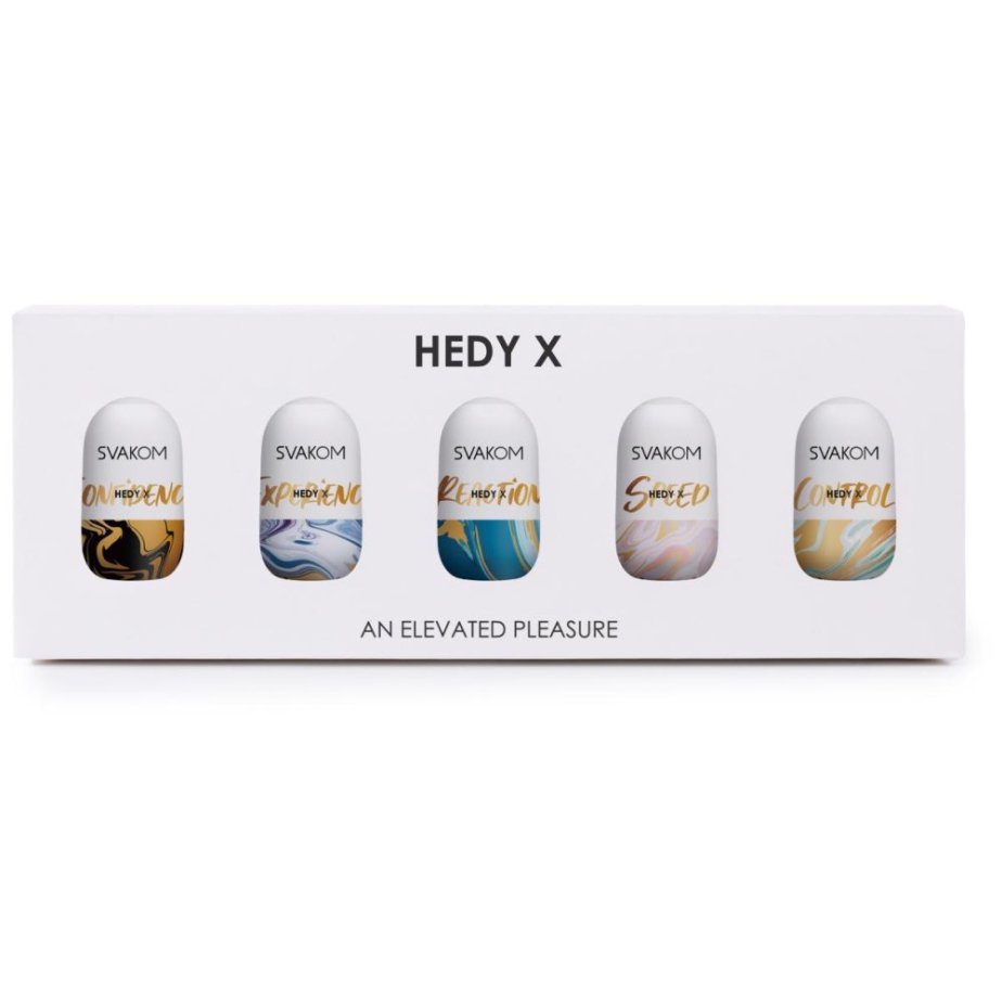 SVAKOM Hedy X masturbátor – mix textur 5 ks