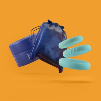 Riin – Sada 3 silikonových erekčních kroužků