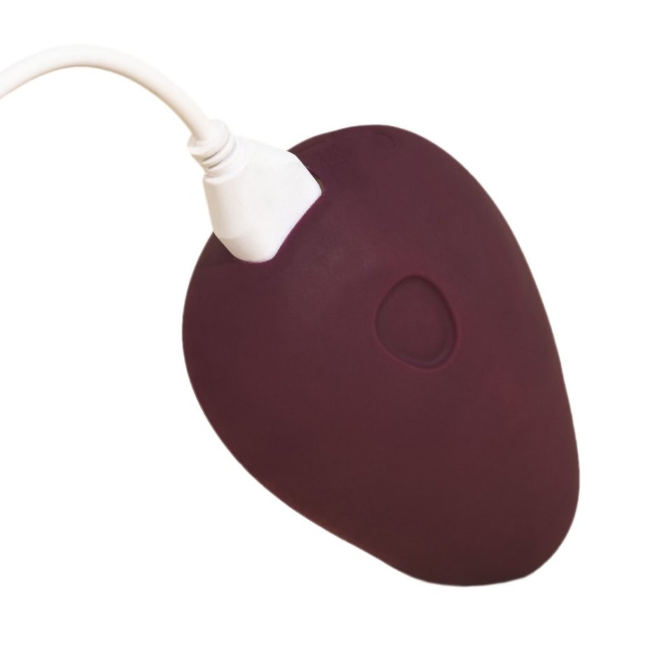 Dame – Pom Flexible Vibrator – Dark Red