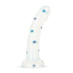 Blossom Bliss dildo modré s glitrami 19 cm