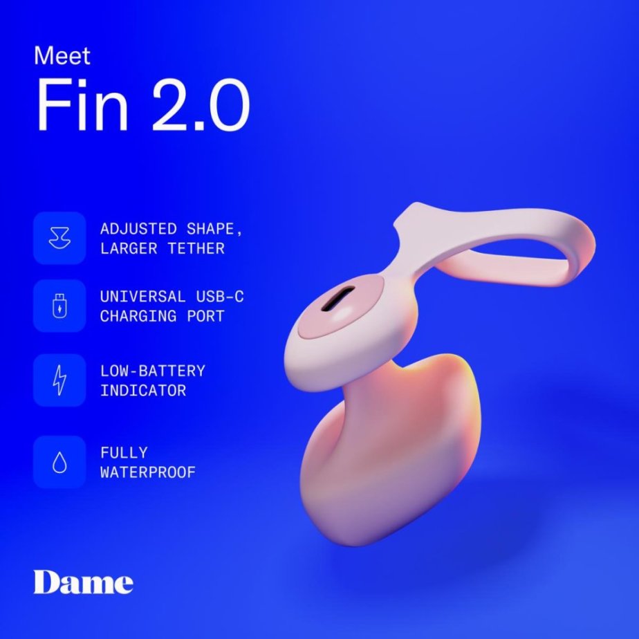 Dame – Fin 2.0 Finger Vibrator (Quartz)