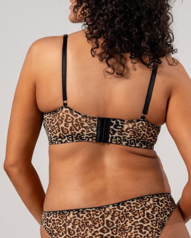 Mesh Balconette Understatement – Leopard