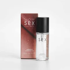 Warming massage oil