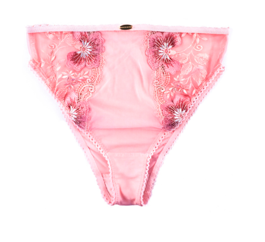 Roșie kalhotky s vysokým pasem - Velikost: M