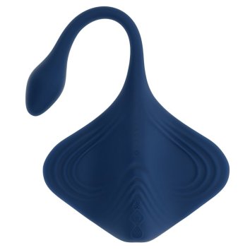 Gender X Daily Grind – vibrační stimulační podložka s análním kolíkem Blue