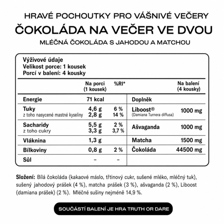 The Oh Collective – Date Night Chocolate – Matcha