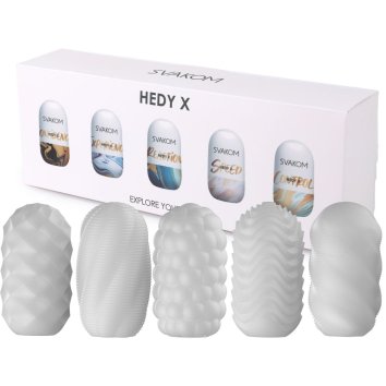 SVAKOM Hedy X masturbátor – mix textur 5 ks