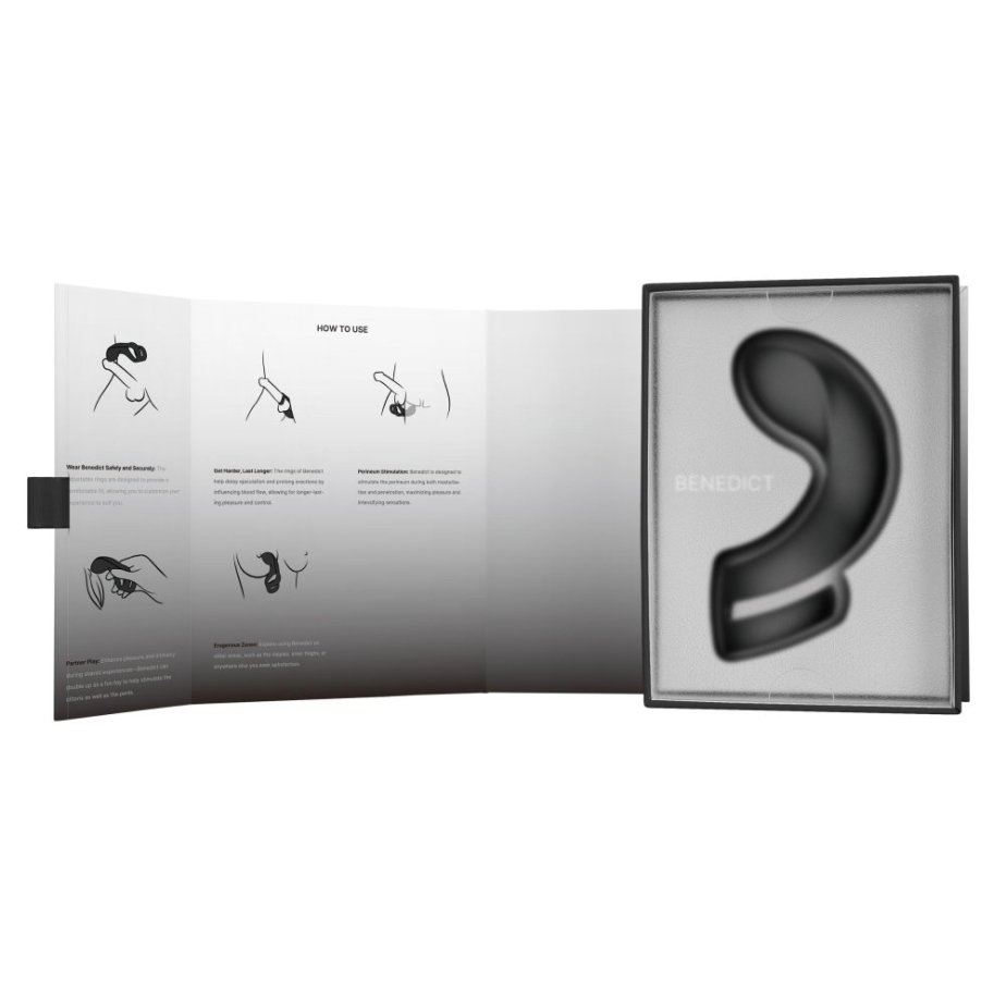 SVAKOM Benedict Dual Ring Perineum Stimulator – Black
