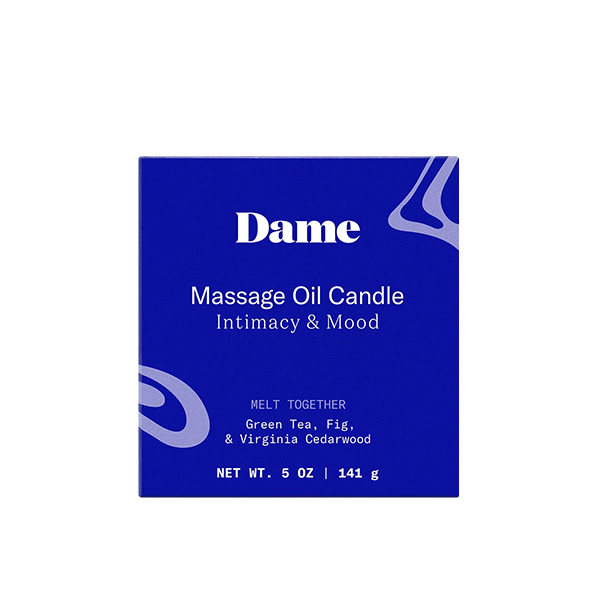 Dame Products – Massage Oil Candle – Melt Together