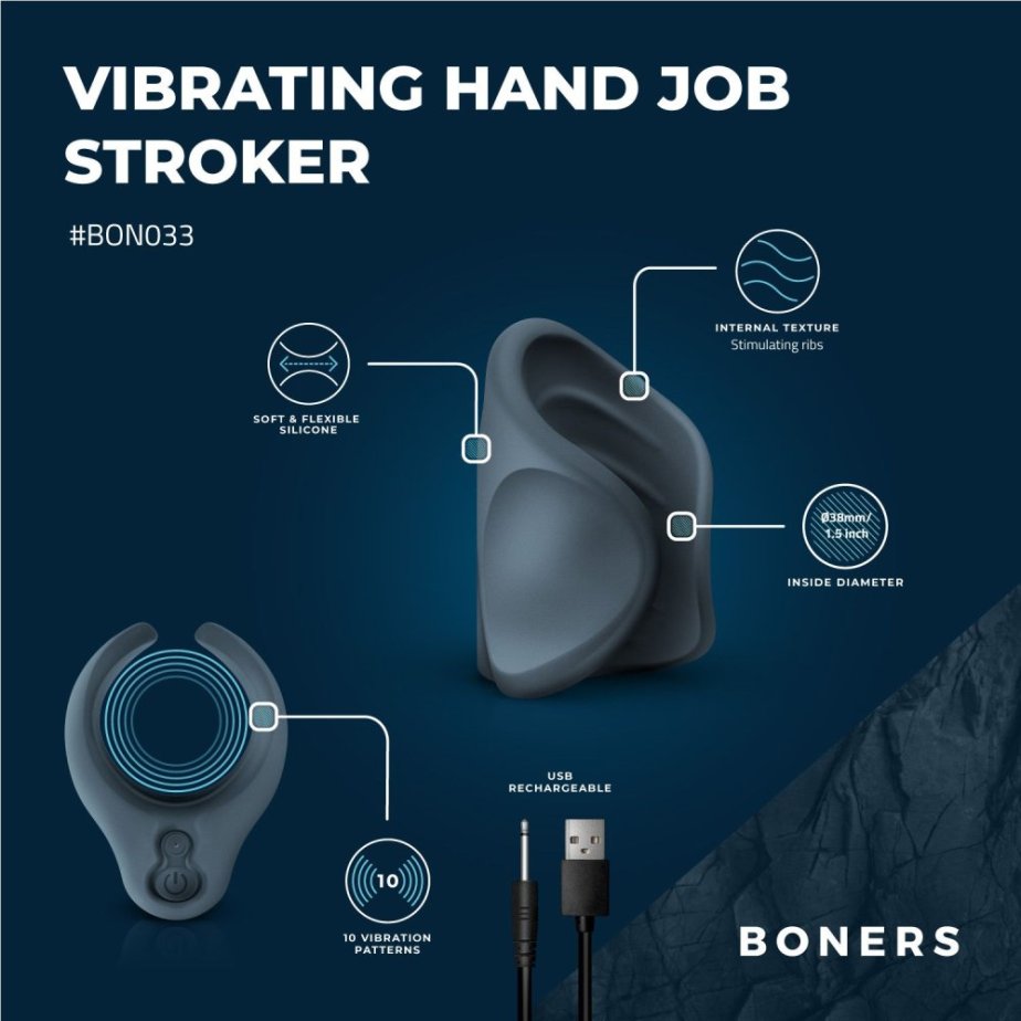 Vibrační masturbátor Boners