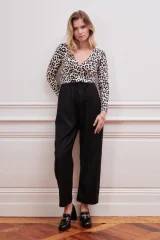 Body Baccara Léopard- těhotenské bodysuit