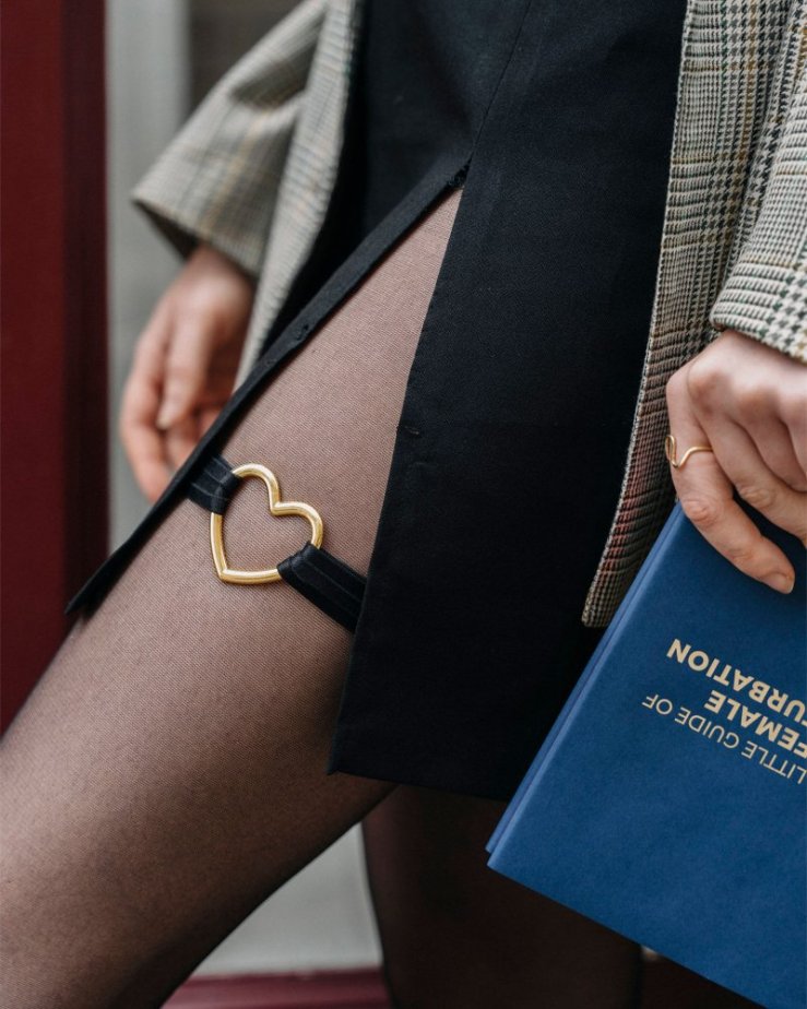 Joey podvazek "srdce"