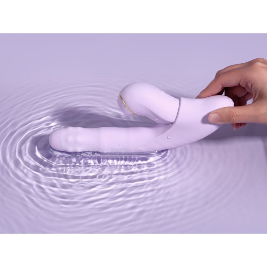 SVAKOM DuoGlow – 2v1 vibrátor ovládaný aplikáciou s pulzačným stimulátorom