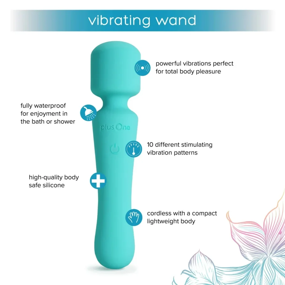 plusOne® vibrating wand