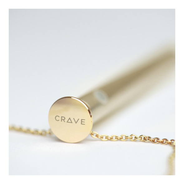 CRAVE- Vesper vibrator necklace - Vesper: Zlatý