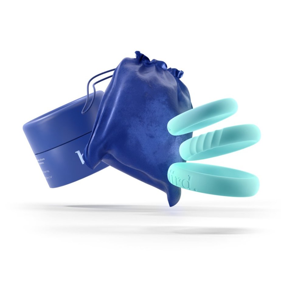 Riin – Sada 3 silikonových erekčních kroužků