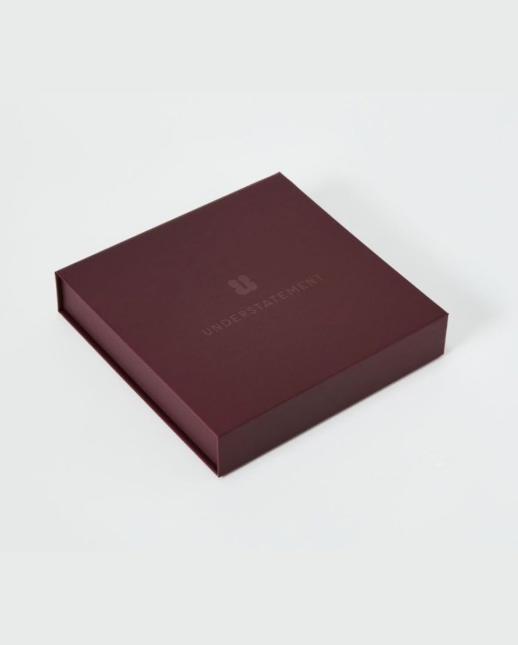 Understatement Gift Box – darčeková krabička Burgundy