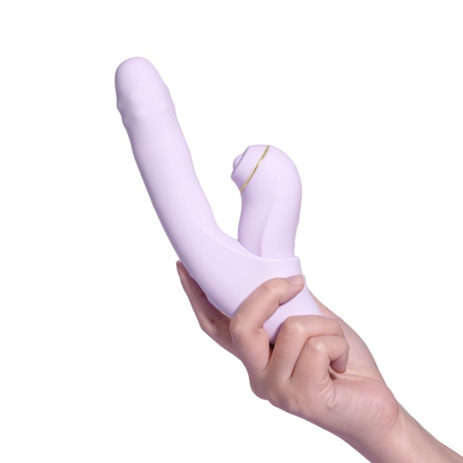 SVAKOM DuoGlow – 2v1 vibrátor ovládaný aplikáciou s pulzačným stimulátorom