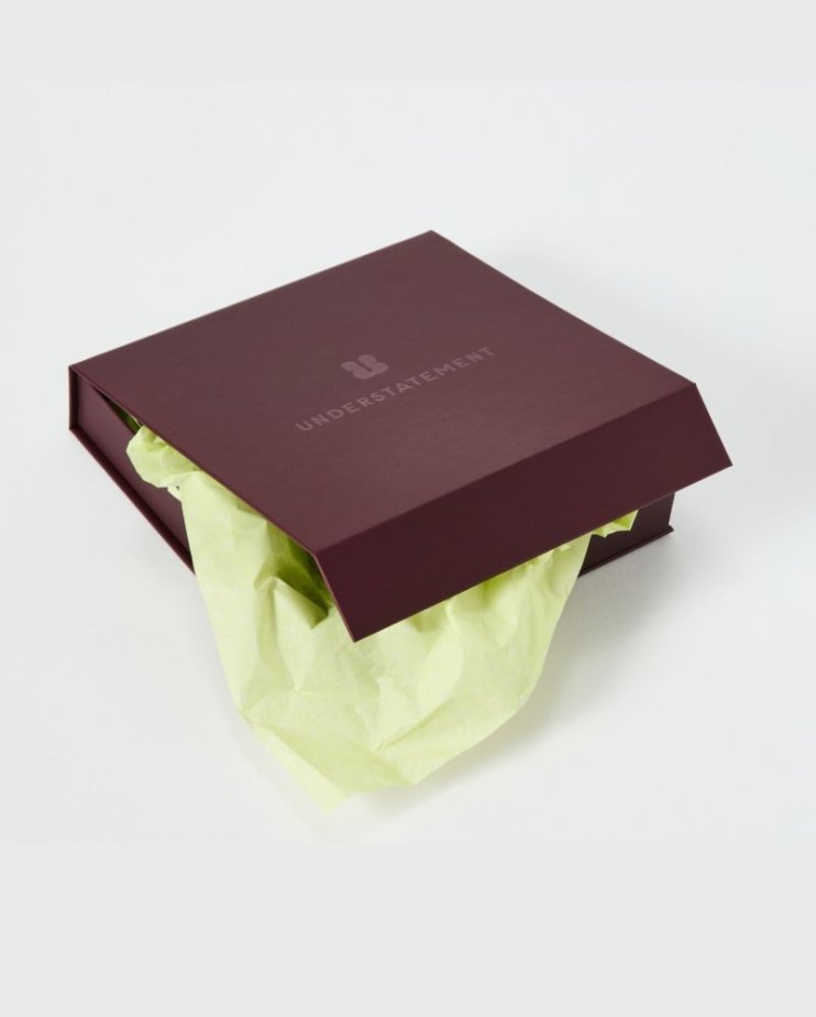Understatement Gift Box – darčeková krabička Burgundy
