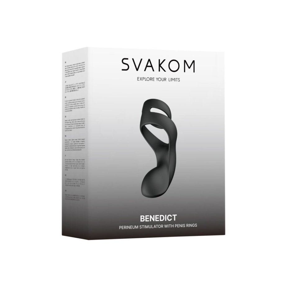 SVAKOM Benedict Dual Ring Perineum Stimulator – Black