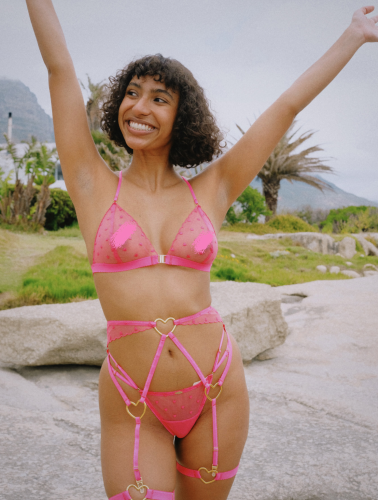 Petal Heart Back Bralette
