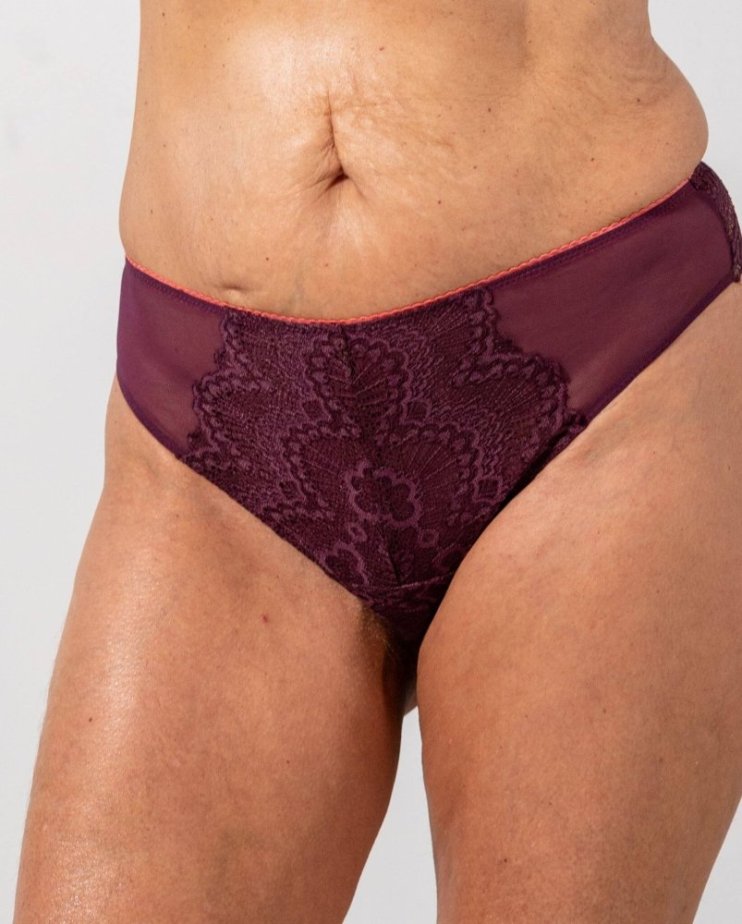 Lace Cheeky Cherry/Coral - Velikost: M