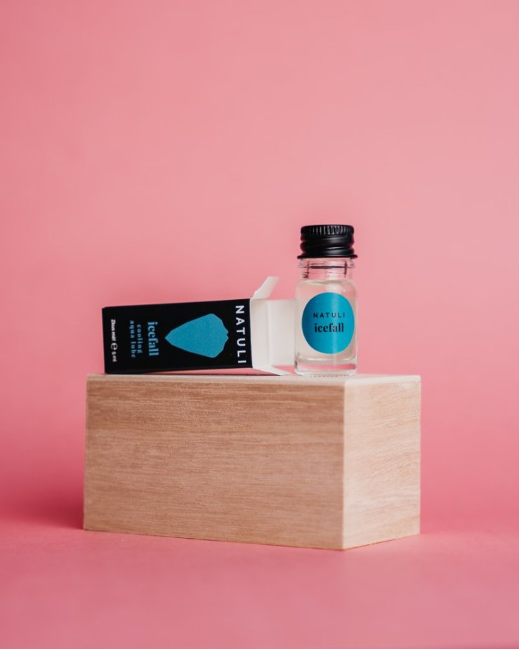 Chladivý Icefall, vodní lubrikant, 50ml - Velikost NATULI: 5ml vzorek