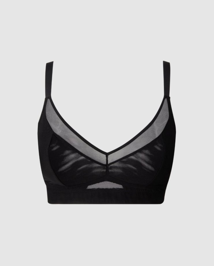 Mesh Support+ Bra Understatement – Black