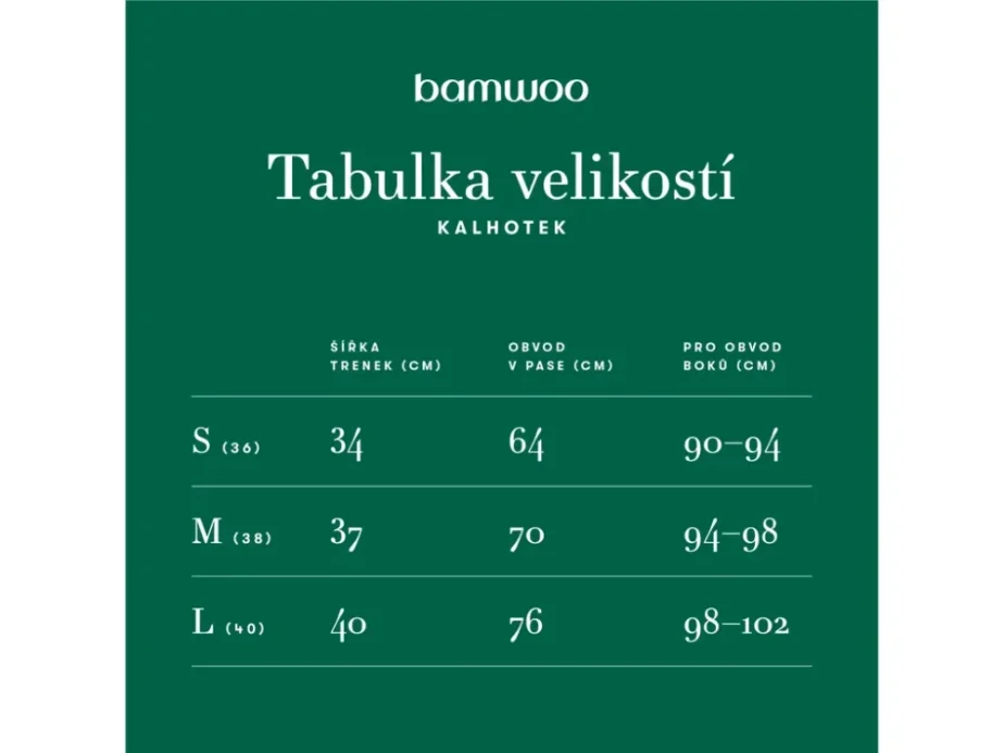 Bambusové tangá Bamwoo – čierne - Velikost: M