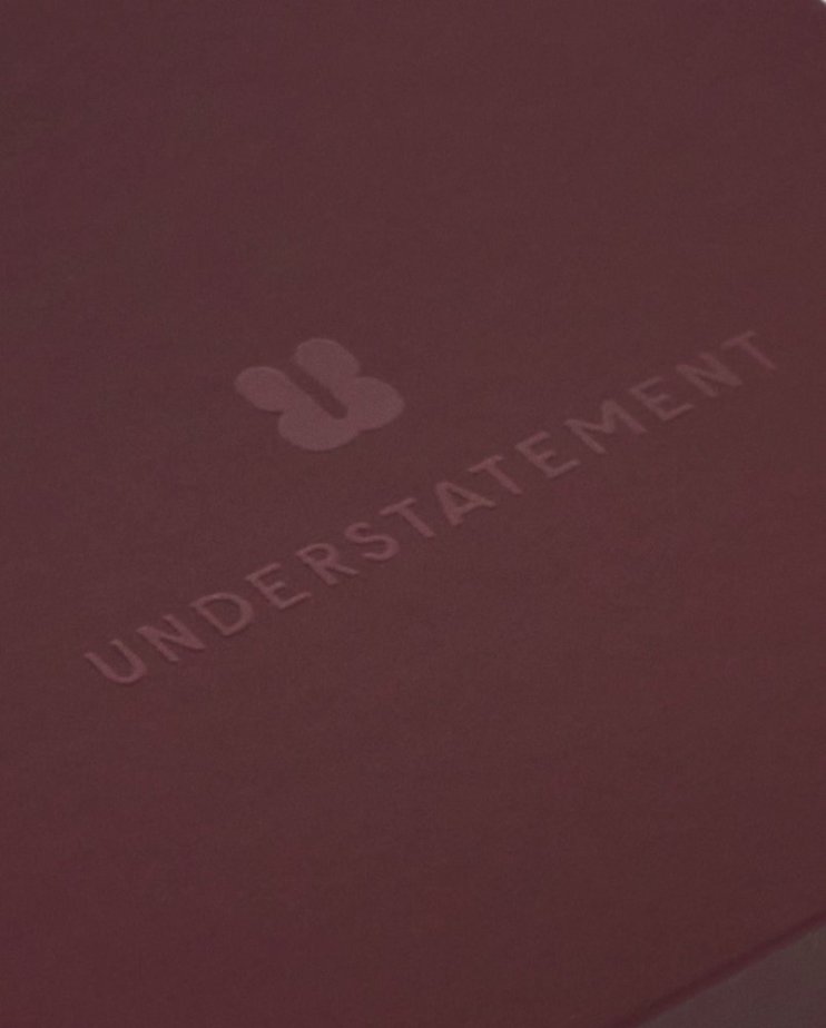 Understatement Gift Box – darčeková krabička Burgundy