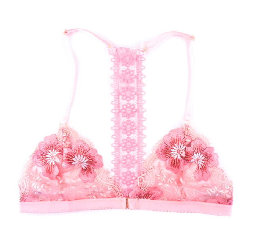 Rosie Decor Back Bralette - Velikost: M