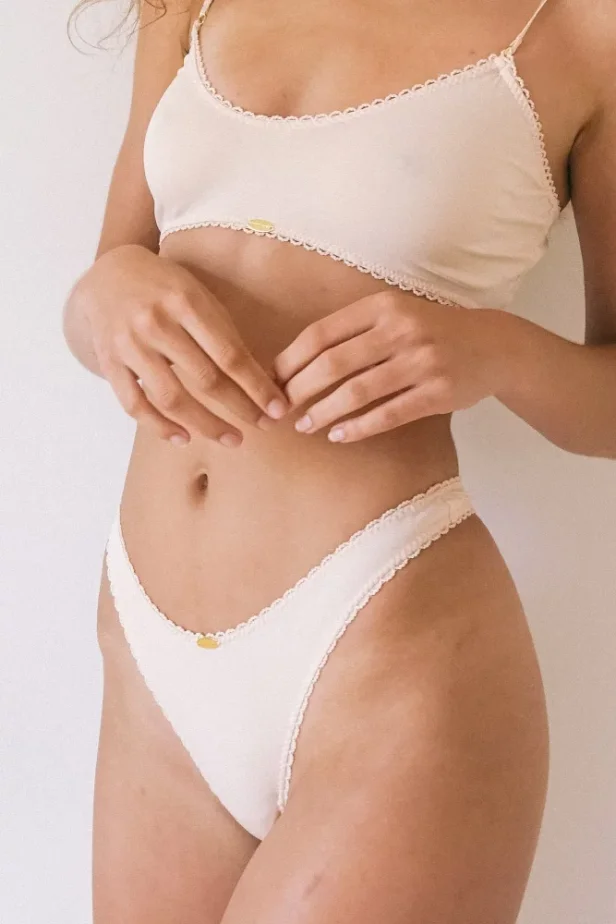 Bambusové bikini kalhotky - Bamboo kalhotky: Červená S
