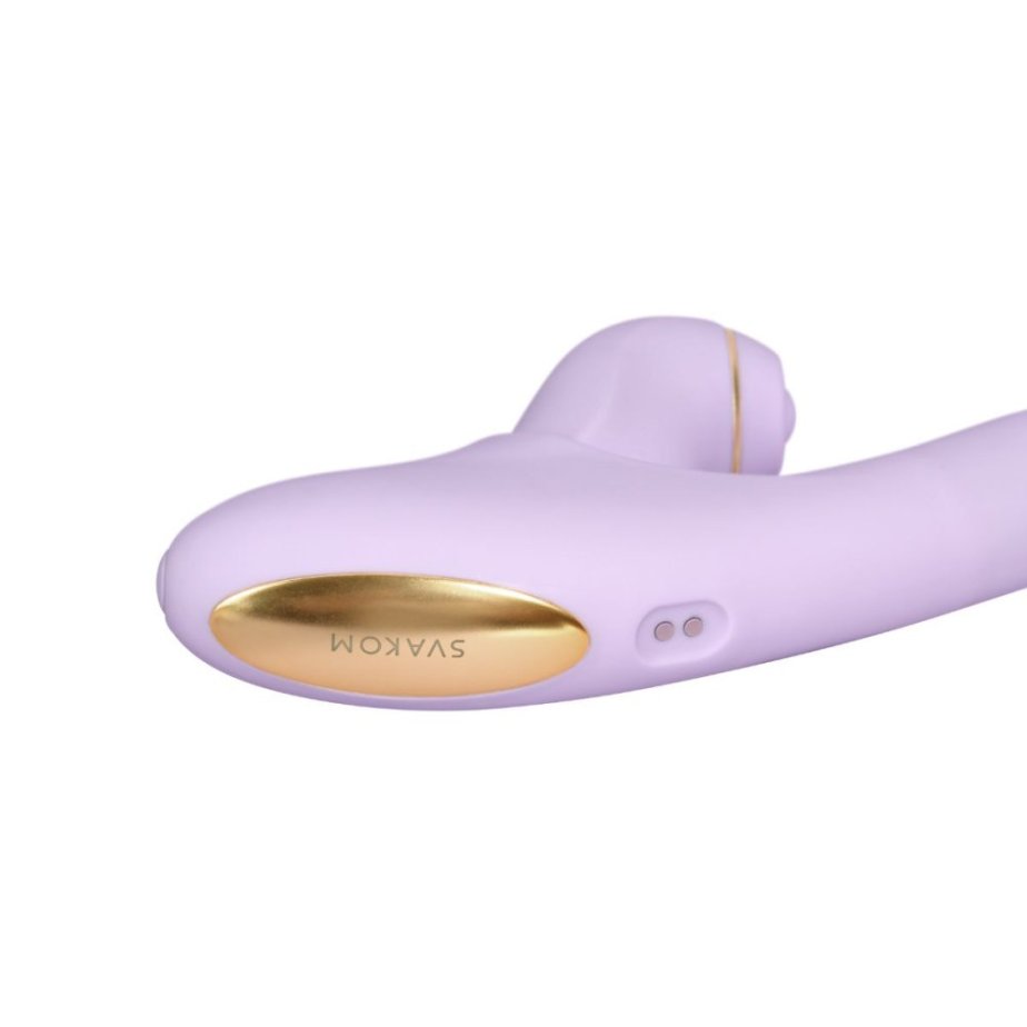 SVAKOM DuoGlow – 2v1 vibrátor ovládaný aplikáciou s pulzačným stimulátorom