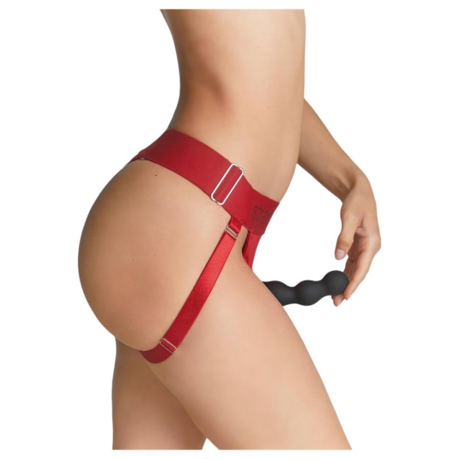STRAP-ON COMPATIBLE UNDERWEAR - XS-XXL (RED)